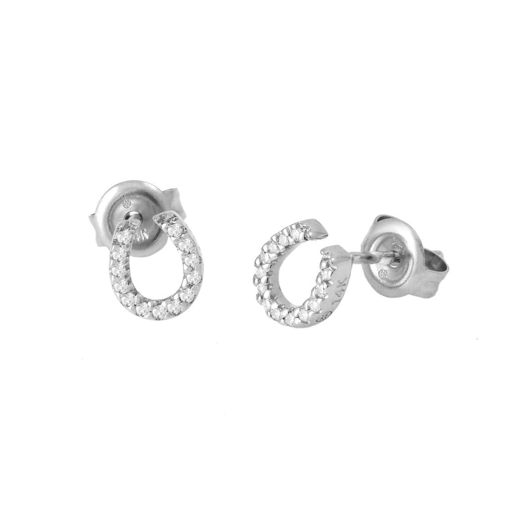 Earrings Earrings in White Gold containing Diamond 423889