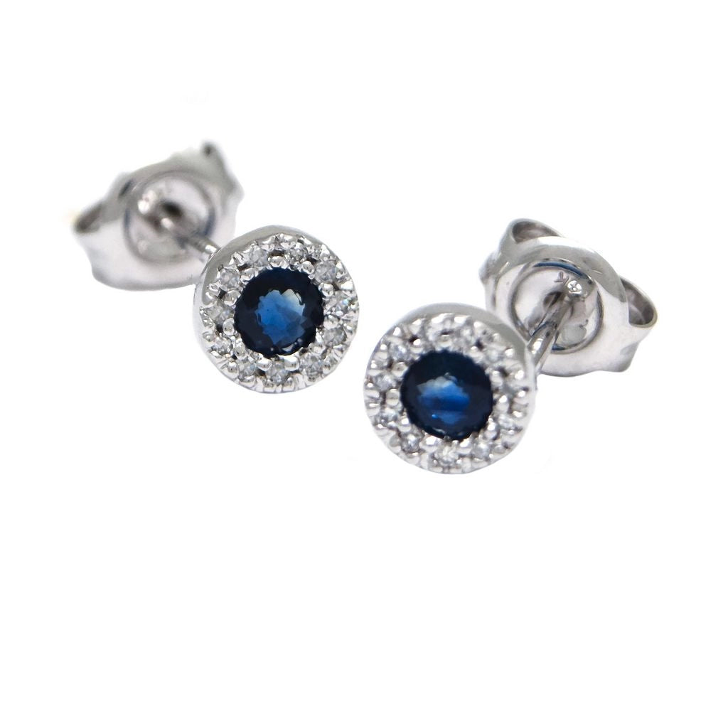 Earrings Earrings in White Gold containing Multi-gemstone, Diamond, Sapphire 423902