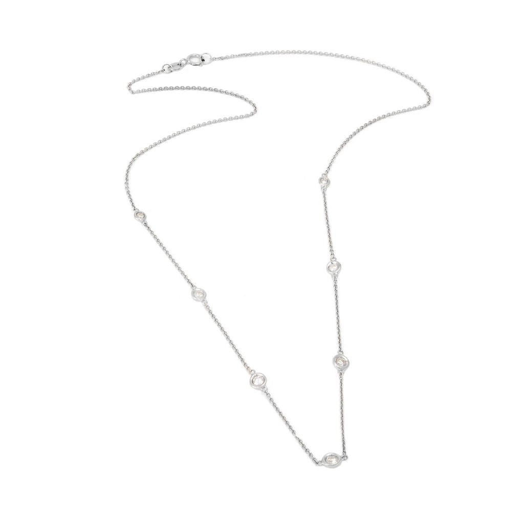 Necklaces Necklaces in White Gold containing Diamond 423935