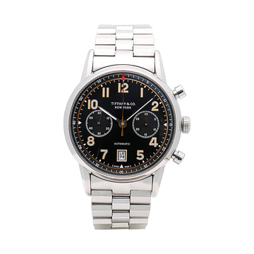 csv_image Tiffany & Co watch in Alternative Metals CT60 Chrono Grey Sun Dial