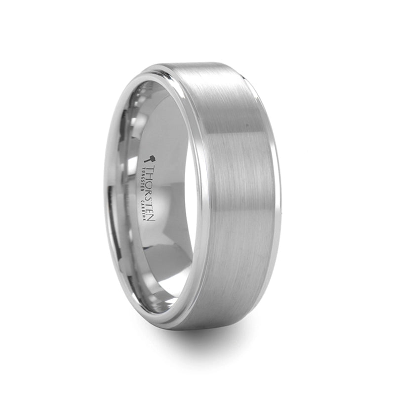 Mens Bands Wedding Rings in Alternative Metals W687-RBCW-W8-S105