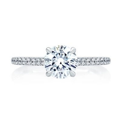 A. Jaffe Engagement Rings in White Gold containing Diamond MECRD2930Q/242