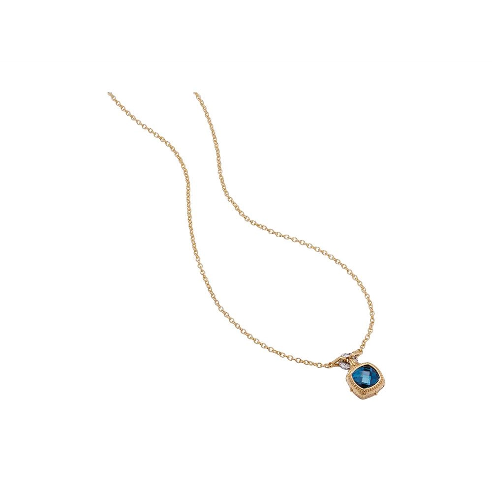 Konstantino Necklaces in Yellow Gold containing London blue topaz, Multi-gemstone, Diamond KOMK06065-18KT-318