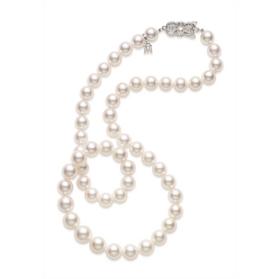 Mikimoto Necklaces in White Gold containing Pearl U65132W