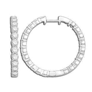 Earrings Earrings in White Gold containing Diamond 425328