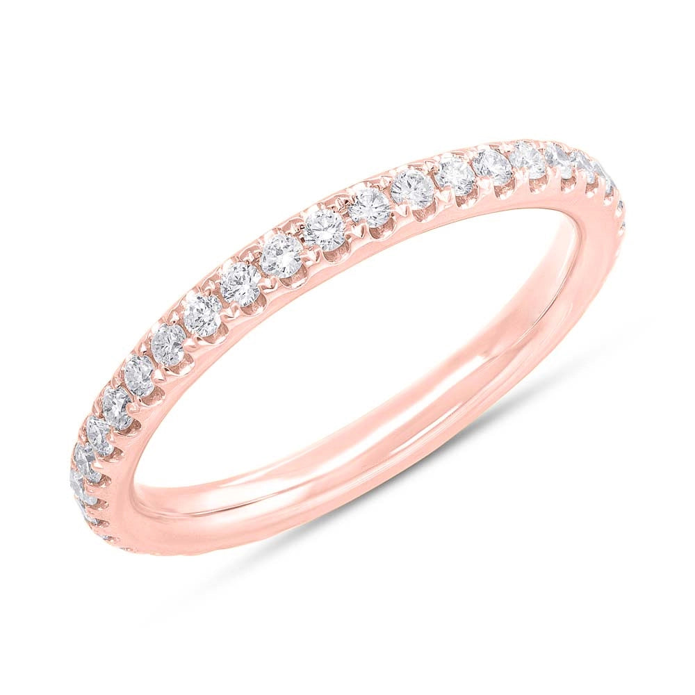 Wedding Bands Wedding Rings in Rose Gold containing Diamond 425366