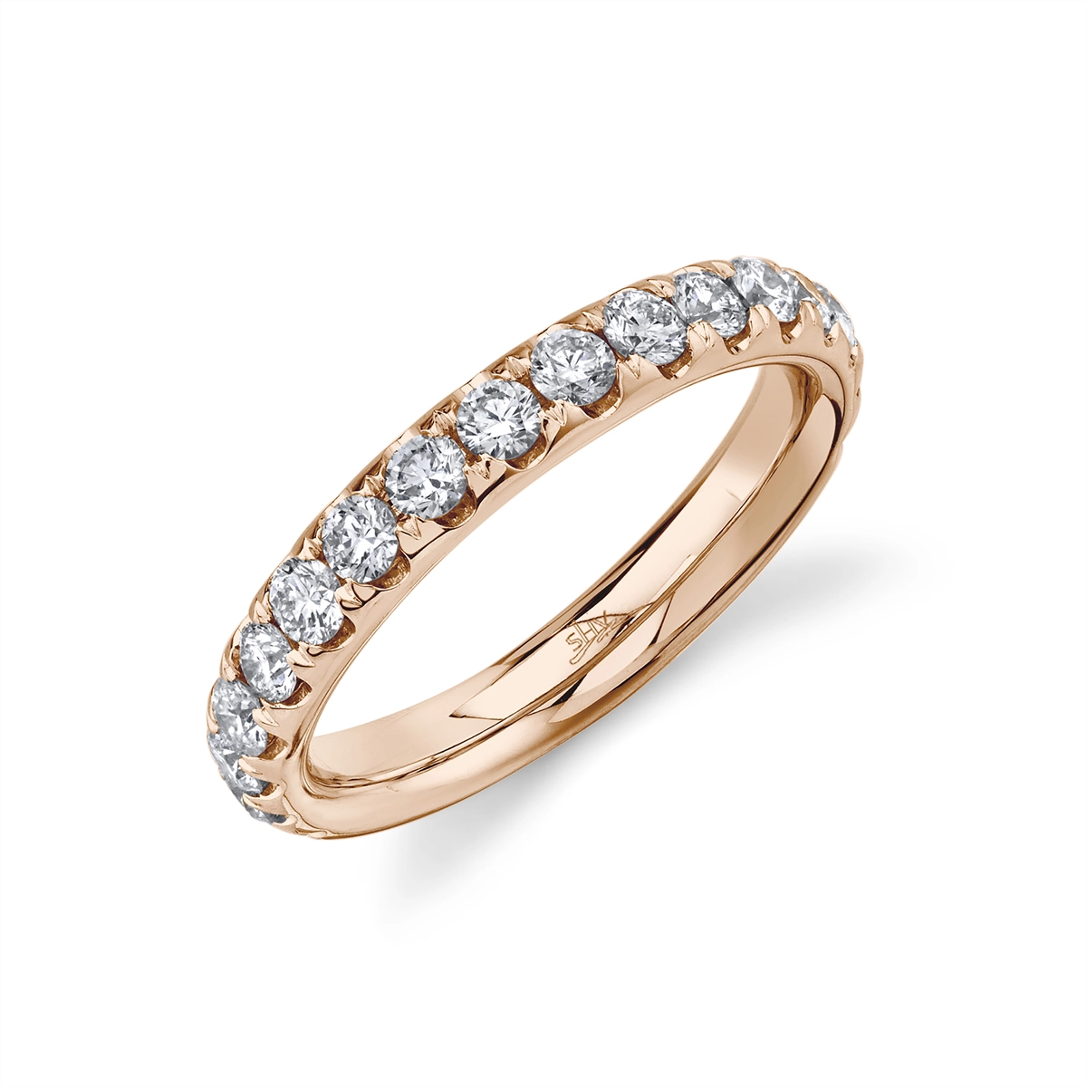 Wedding Bands Wedding Rings in Rose Gold containing Diamond 425374