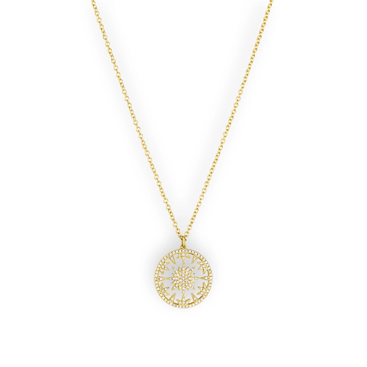 Necklaces Necklaces in Yellow Gold containing Mother of pearl, Multi-gemstone, Diamond 425377