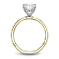 Noam Carver  Engagement Rings in Mixed Metals containing Diamond A057-02YWM-FCYA