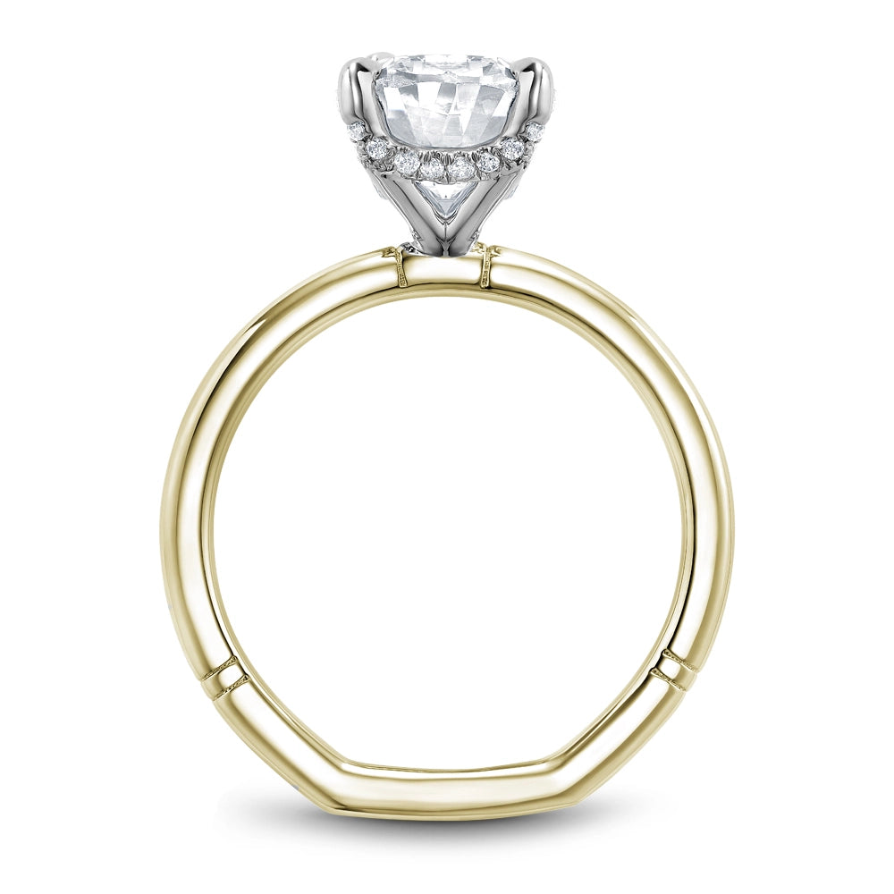 Noam Carver  Engagement Rings in Mixed Metals containing Diamond A057-02YWM-FCYA