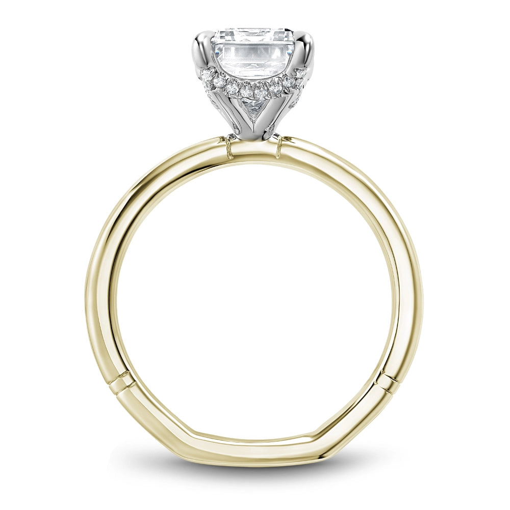 Noam Carver  Engagement Rings in Mixed Metals containing Diamond A057-03YWM-FCYA