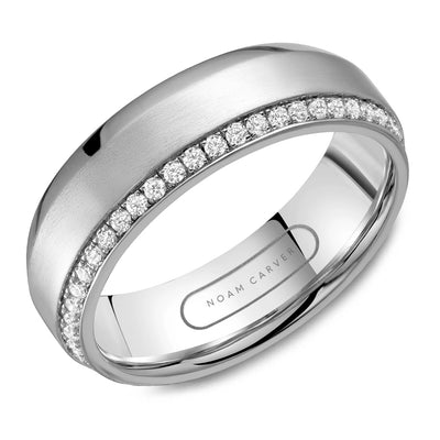 csv_image Noam Carver  Wedding Ring in White Gold containing Diamond NCM-052WD7-M10