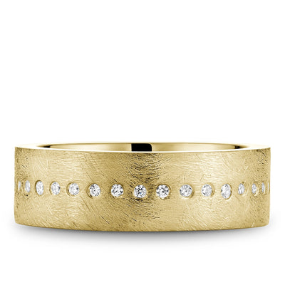 Noam Carver  Wedding Rings in Yellow Gold containing Diamond NCM-060YD75-M10
