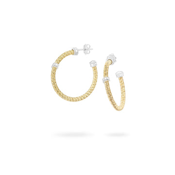 Piero Milano Earrings in Mixed Metals containing Diamond M5141RB3