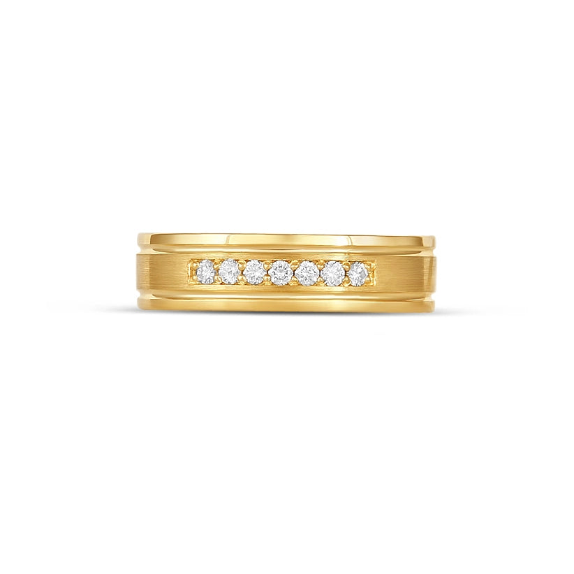 Tacori Wedding Rings in Yellow Gold containing Diamond 101-6YSPD