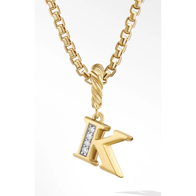 David Yurman Pendants in Yellow Gold containing Diamond D17661D88ADIK