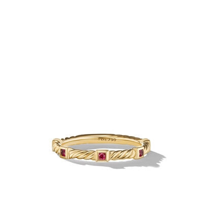 David Yurman Rings in Yellow Gold containing Ruby R1784688ARU6