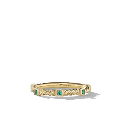 David Yurman Rings in Yellow Gold containing Emerald R1784688AEM6