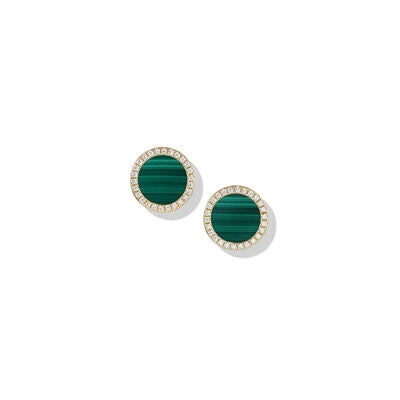 David Yurman Earrings in Yellow Gold containing Other, Multi-gemstone, Diamond E17700D88DMLDI