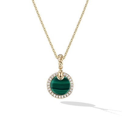 David Yurman Necklaces in Yellow Gold containing Other, Multi-gemstone, Diamond N17657D88DMLDI18