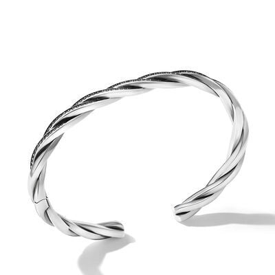 David Yurman Bracelets in Silver containing Black diamond B25565MSSABDM