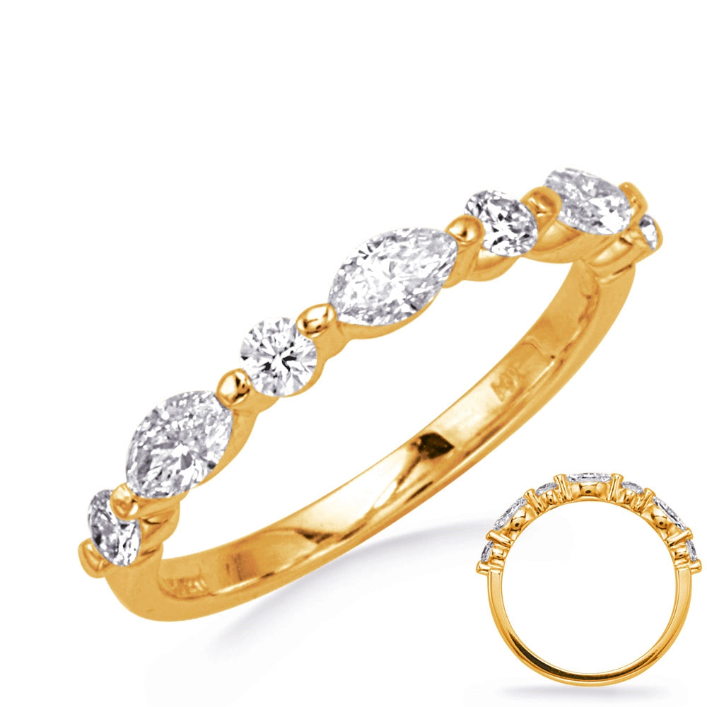 Wedding Bands Wedding Rings in Yellow Gold containing Diamond 426309