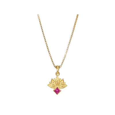 csv_image Konstantino Pendant in Yellow Gold containing Ruby MEMK04061-18KT-129