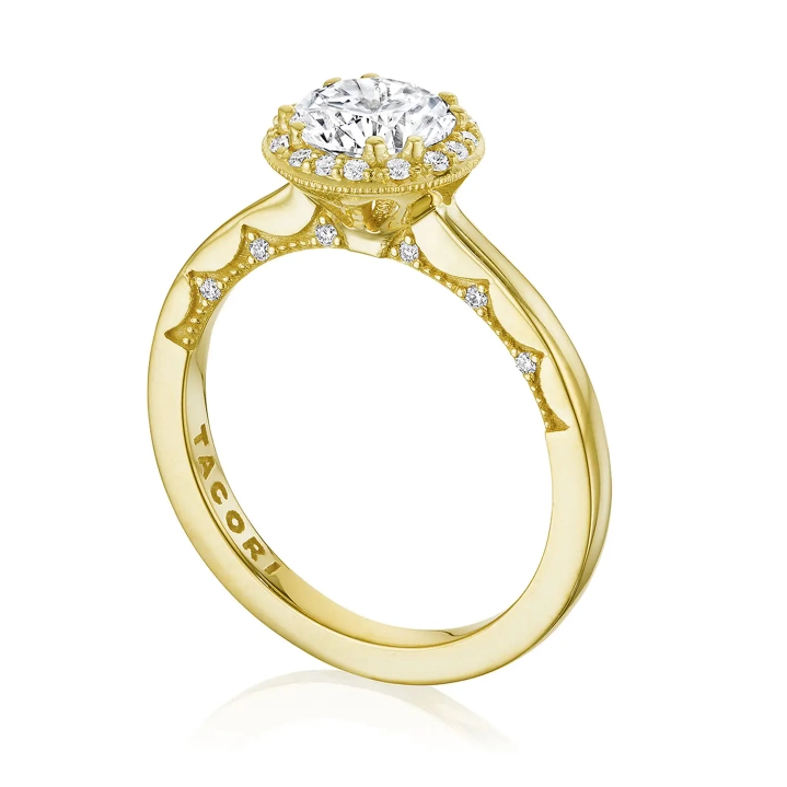Tacori Engagement Rings in Yellow Gold containing Diamond P101 2 RD 8 FY