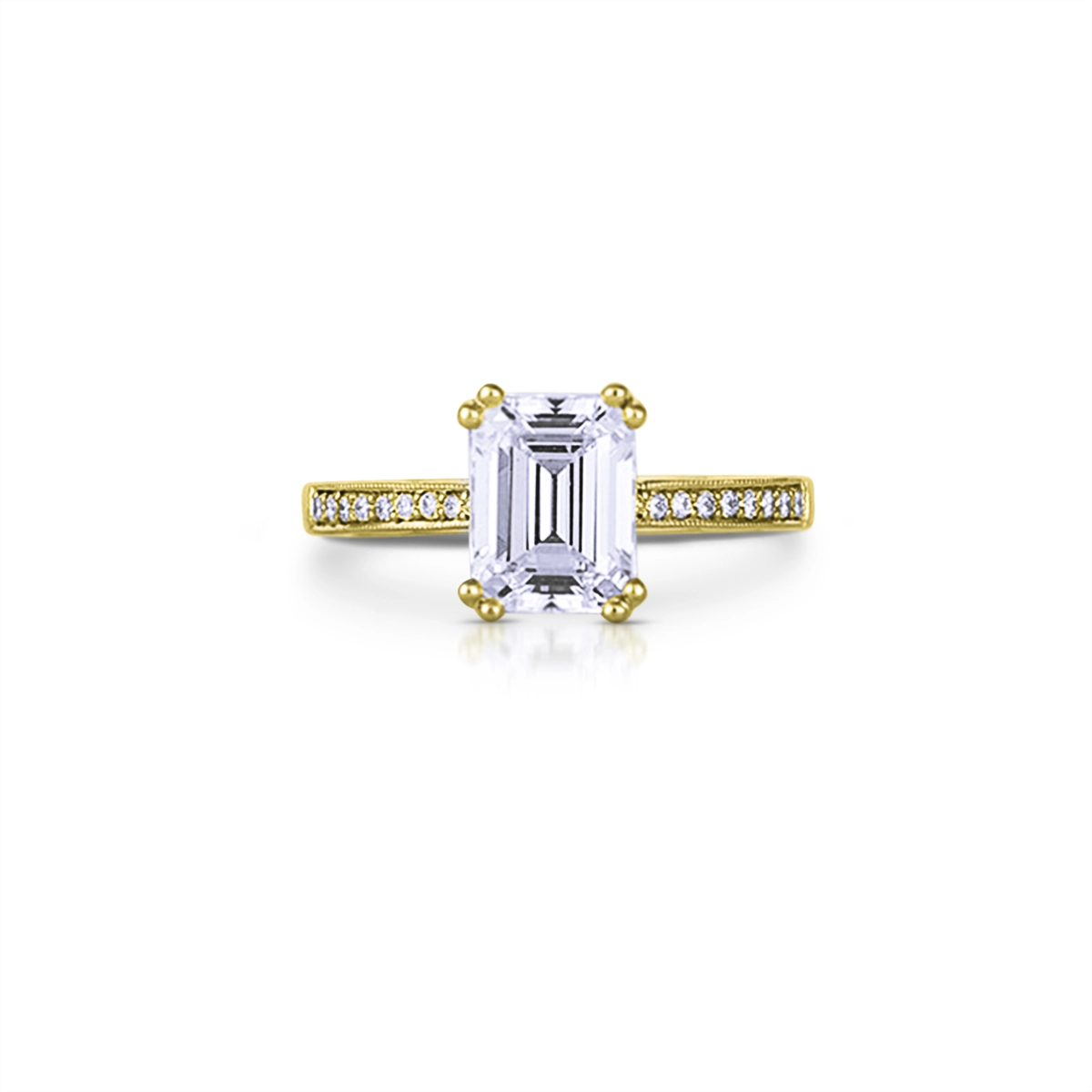 Tacori Engagement Rings in Yellow Gold containing Diamond P102 2 EC 8.5X6.5 FY