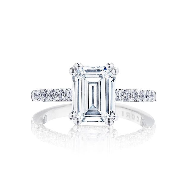 Tacori Engagement Rings in White Gold containing Diamond P104 2 EC 8.5X6.5 FW