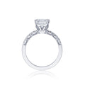 Tacori Engagement Rings in White Gold containing Diamond P104 2 EC 8.5X6.5 FW