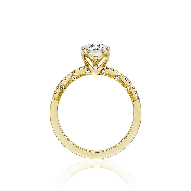 Tacori Engagement Rings in Yellow Gold containing Diamond P104 RD 7.5 FY