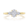 Tacori Engagement Rings in Yellow Gold containing Diamond 2668 OV 9.5X7 Y
