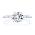 Tacori Engagement Rings in White Gold containing Diamond 2669 RD 7.5 W