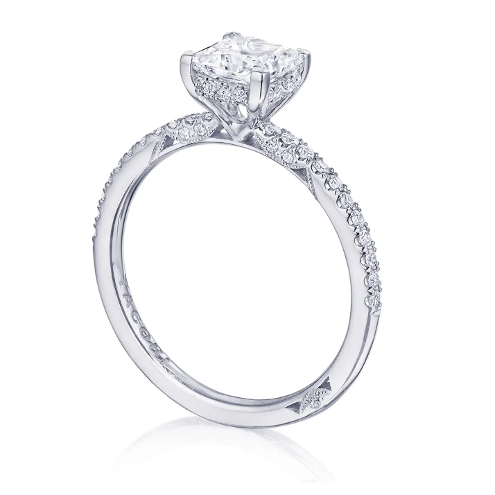 Tacori Engagement Rings in White Gold containing Diamond 2670 1.5 PR 7 W