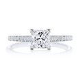 Tacori Engagement Rings in White Gold containing Diamond 2670 1.5 PR 7 W