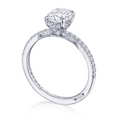 Tacori Engagement Rings in White Gold containing Diamond 2670 2.2 OV 10X7.5 W