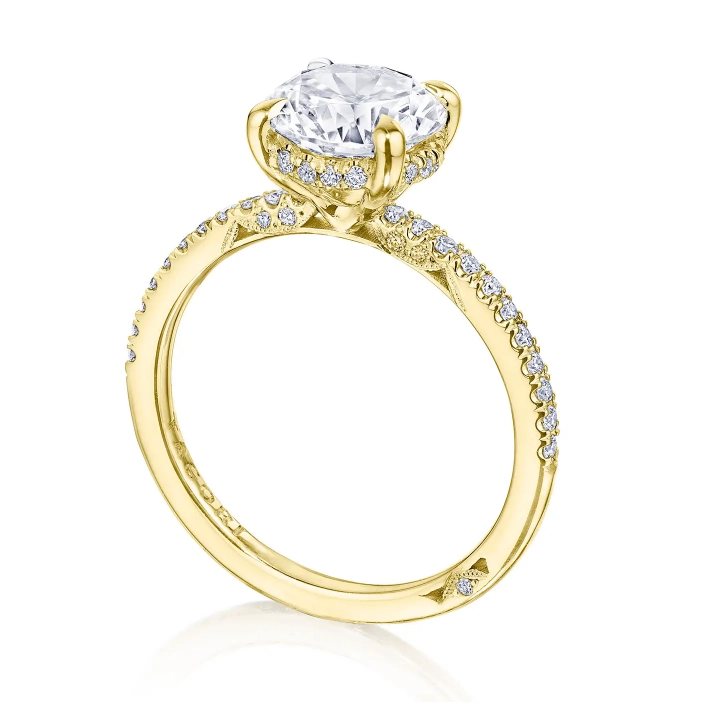 Tacori Engagement Rings in Yellow Gold containing Diamond 2670 2.2 RD 9.5 Y