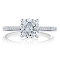 Tacori Engagement Rings in White Gold containing Diamond 2671 RD 8 W