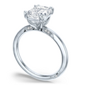 Tacori Engagement Rings in White Gold containing Diamond 2682 2.2 EC 10X7.5 W