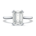 Tacori Engagement Rings in White Gold containing Diamond 2682 2.2 EC 10X7.5 W