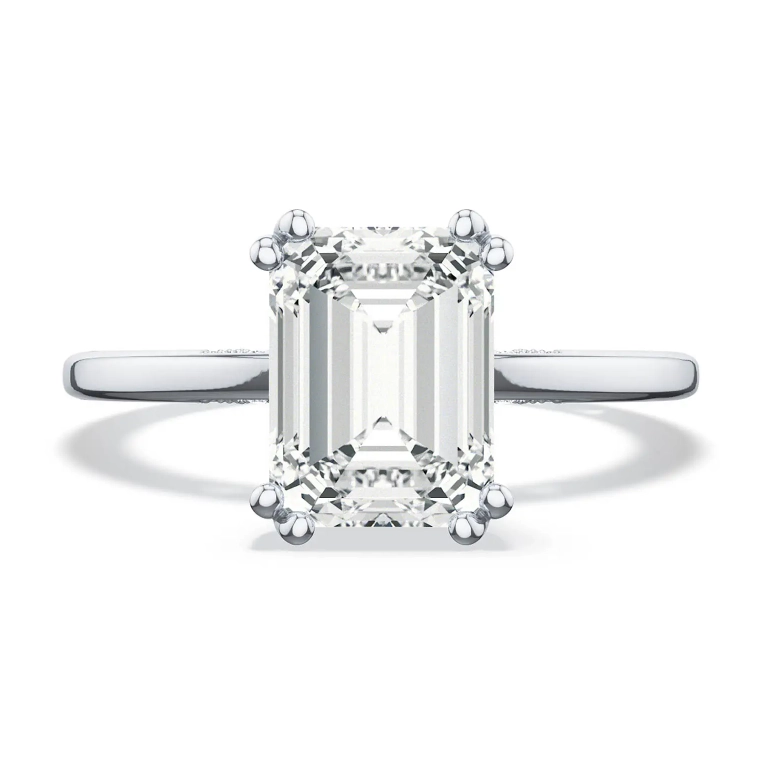 Tacori Engagement Rings in White Gold containing Diamond 2682 2.2 EC 10X7.5 W