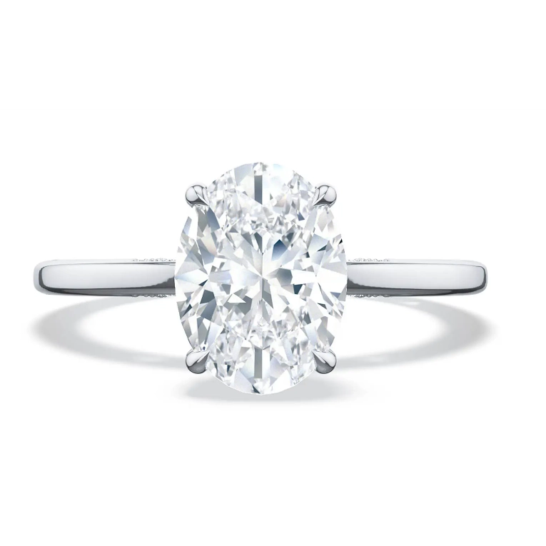 Tacori Engagement Rings in White Gold containing Diamond 2682 2.2 OV11.5X8.5W