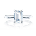 Tacori Engagement Rings in White Gold containing Diamond HT 2580 EC 8.5X6 W