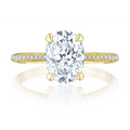 Tacori Engagement Rings in Yellow Gold containing Diamond HT 2581 OV 9.5X7 Y