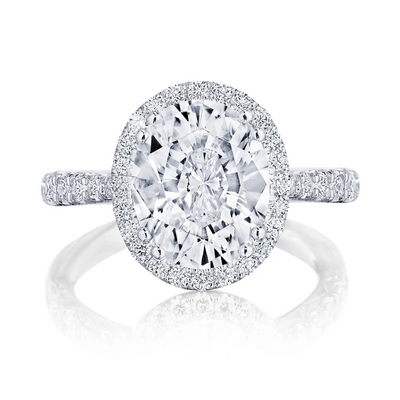 csv_image Tacori Engagement Ring in Platinum/Palladium containing Diamond HT 2670 OV 11X9