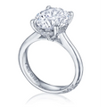 Tacori Engagement Rings in Platinum/Palladium containing Diamond HT 2671 RD 10