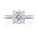Tacori Engagement Rings in Platinum/Palladium containing Diamond HT 2671 RD 10