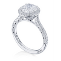 Tacori Engagement Rings in Platinum/Palladium containing Diamond HT 2571 RD 8
