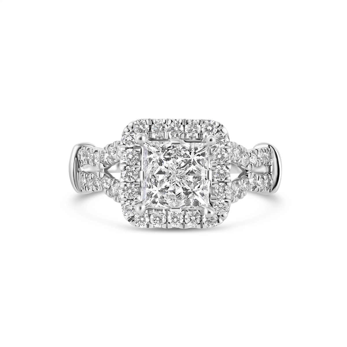 Engagement Collections Estate Jewelry in White Gold ESTATE202211104